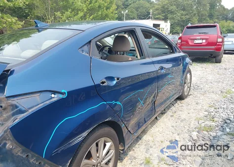 2014 Hyundai Elantra Se из США, поврежденный, VIN KMHDH4AE0EU051389